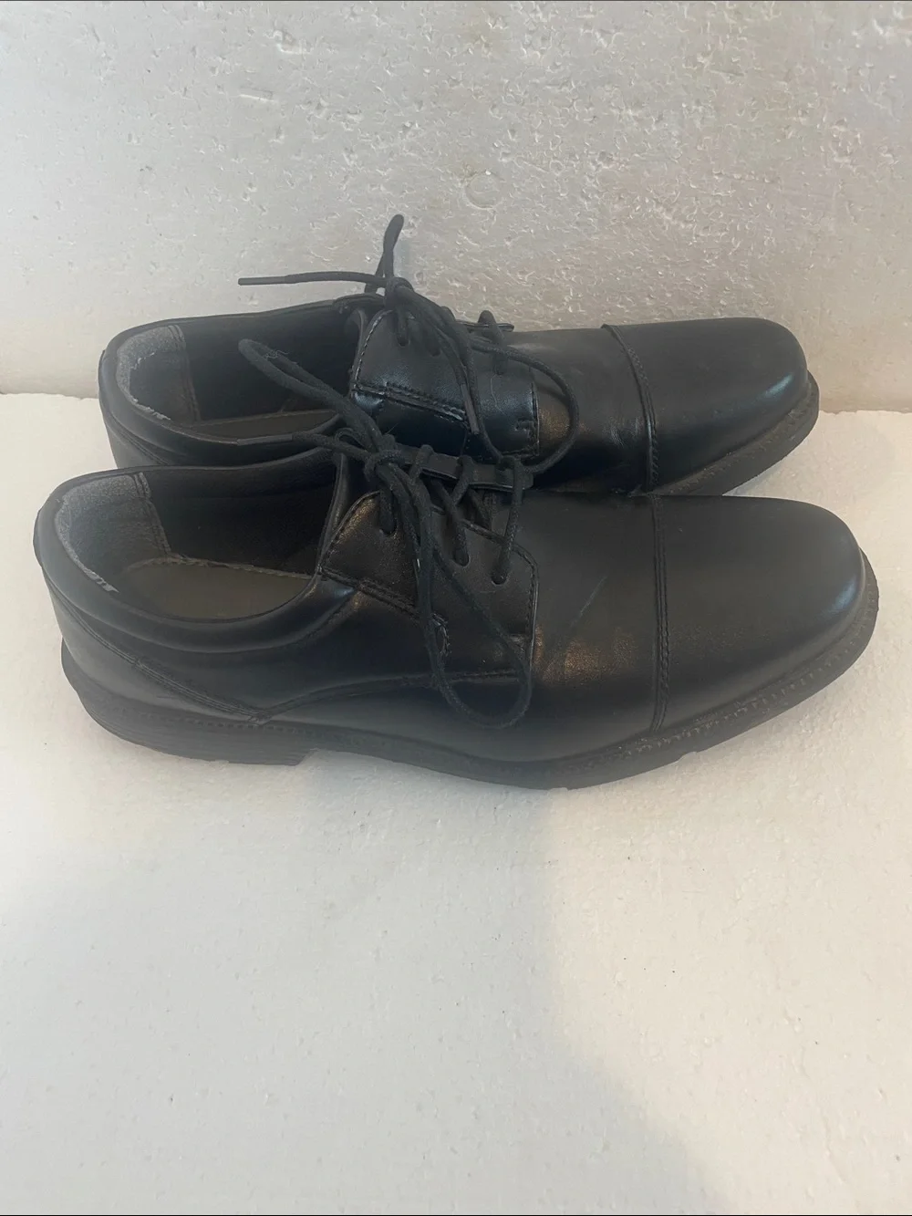 George Classic oxford’s Lace-Up Black formal Dress Shoes men’s size 10 1/2
